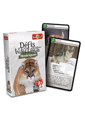 Bioviva Défis Nature- Ameriques-French Card Game New Sealed Ages 7+
